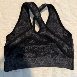 Gymshark Women's Black camo Sports Bra